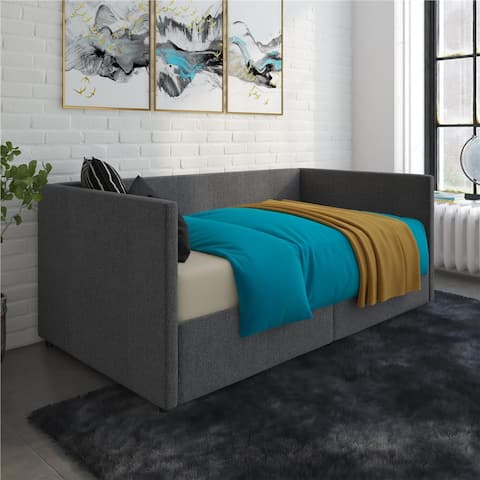 Avenue Greene Nolan Urban Upholstered Daybed with Storage