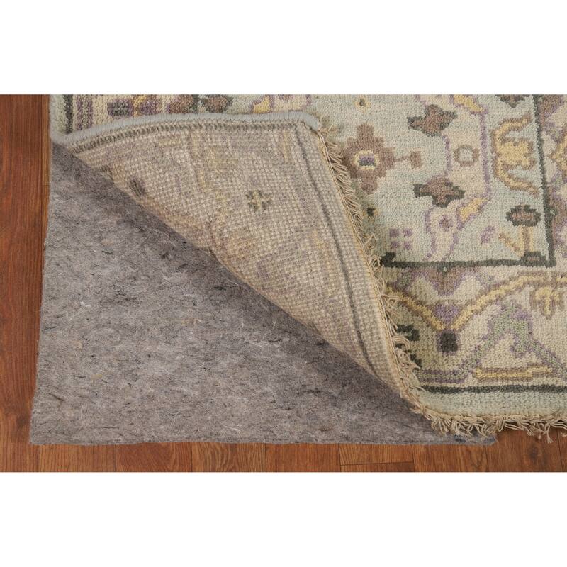Oushak Oriental Runner Rug Hand-Knotted Transitional Wool Carpet - 2'6"x 9'9"
