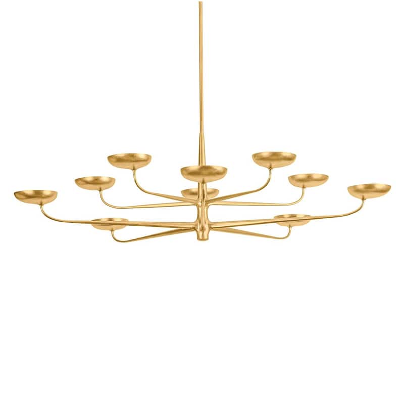 Hudson Valley Lighting 4563 Taormina 63" Wide LED Chandelier - Vintage Gold Leaf