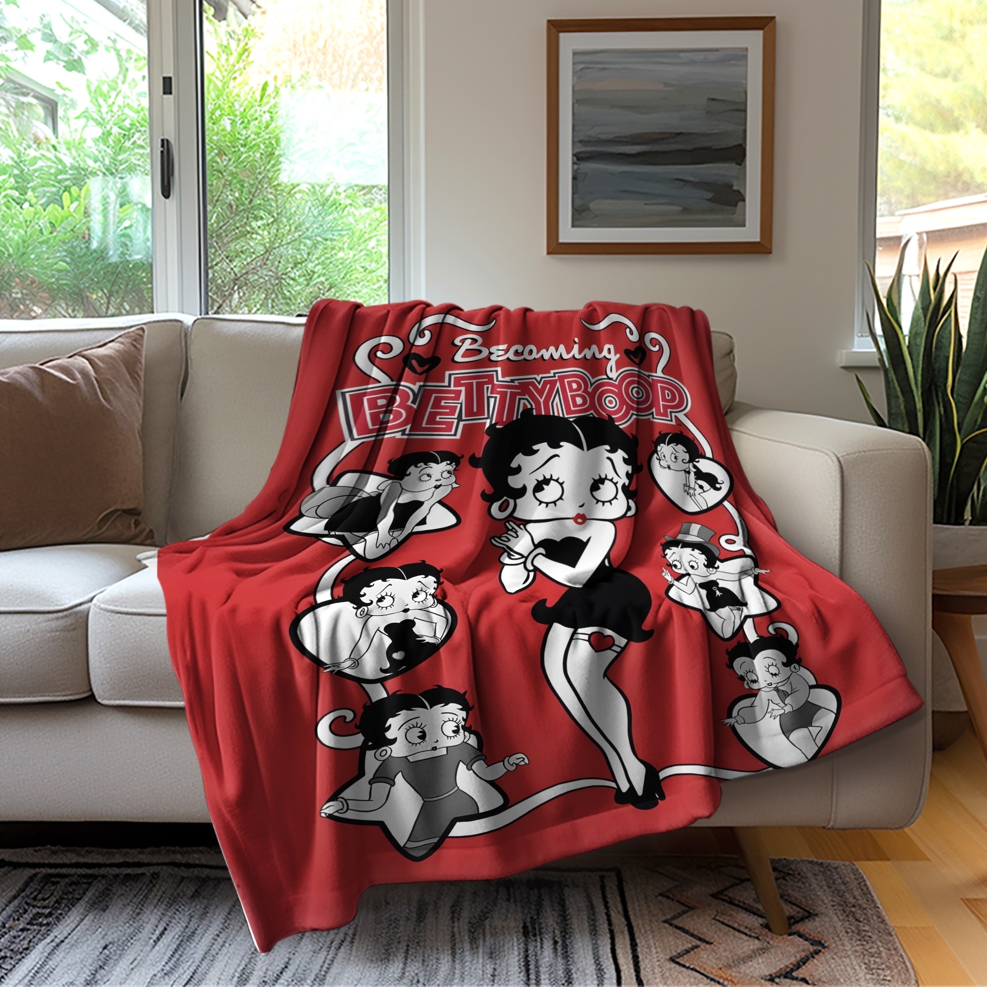 Betty Boop Super Soft Fleece Plush Throw Blanket for Couch - Picture 157 of 374