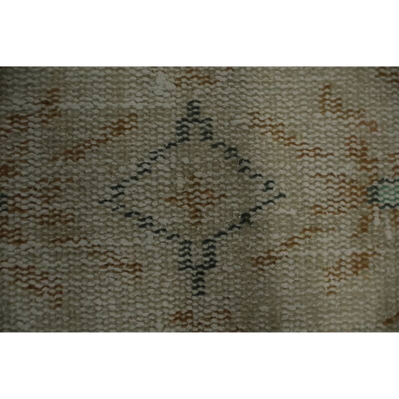 Hand Knotted Oriental 100% Wool Carpet Transitional Floral Beige & Ivories Anatolian Area Rug - 8' 3'' X 5' 3''