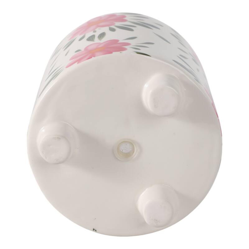 Planter Outdoor Stylish Cute Hand Painted Flower Design