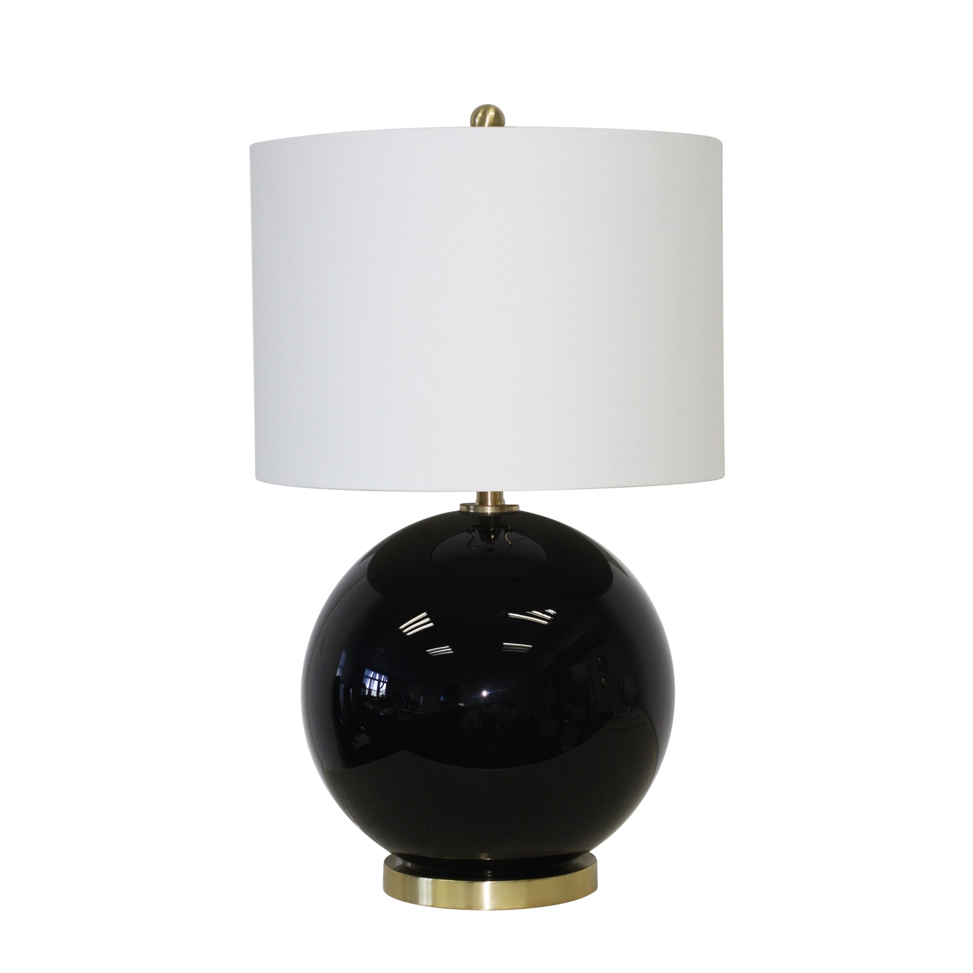 round glass lamp base