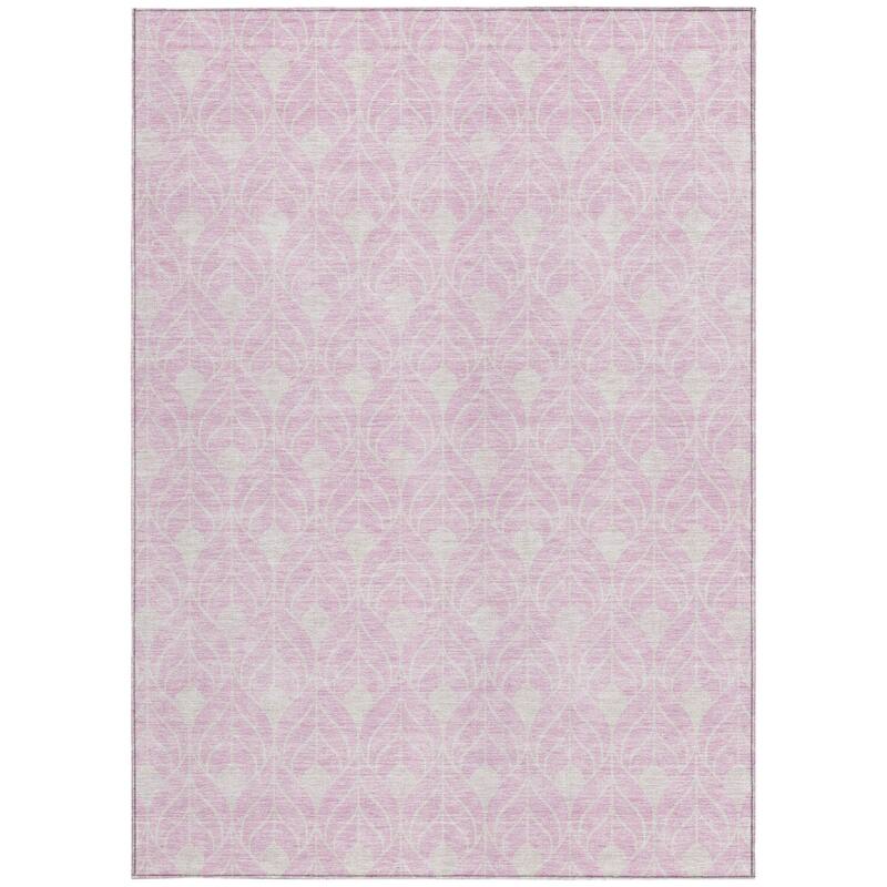 HomeRoots Geometric Transitional Rectangle Outdoor Rug