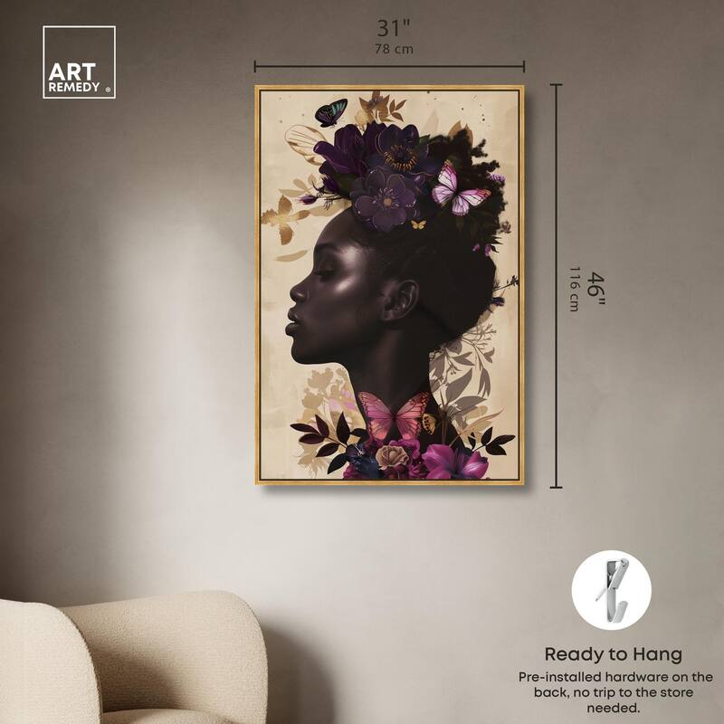 Butterfly Passion Canvas by Art Remedy