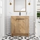 preview thumbnail 30 of 54, BNK 24''/30''/36'' Bathroom Vanity With Sink, Freestanding Bathroom Vanity with 2 Soft Close Doors and 1 Shelf Imitative Oak - 30''W