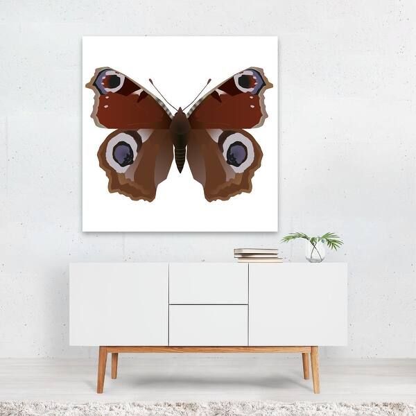 ANIMAL INSECT BUTTERFLY FLOWER YELLOW BLACK FRAMED ART PRINT PICTURE B12X4734