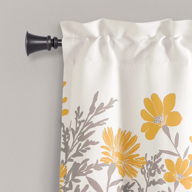 Lush Decor Aprile Light Filtering Valance - 18" x 52"