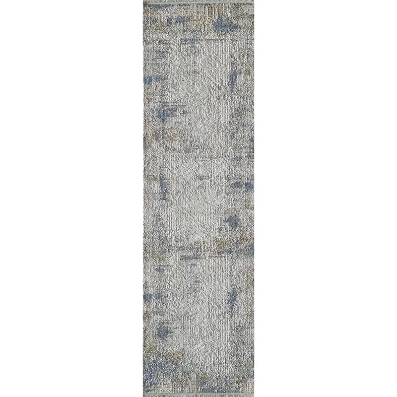 Domani Jay Distressed Modern Grey Area Rug