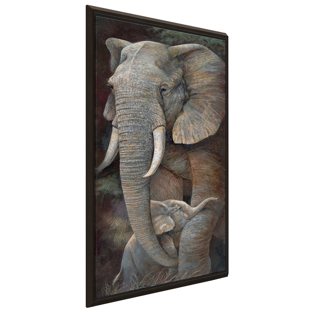 "Protective Care" by Ruane Manning Print on Floating Canvas