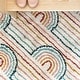 preview thumbnail 2 of 43, Mod-Tod Hailey Kids Rainbow Print Shag Berber Area Rug