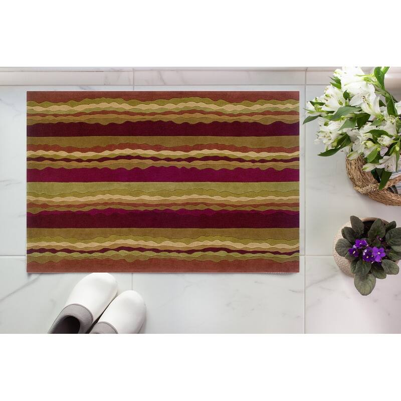 Hand Tufted Trio Stripe Rug Collection