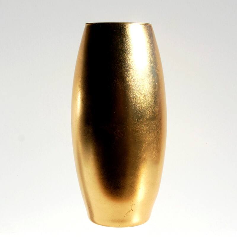 GILT 10" Gilded Flower Vase