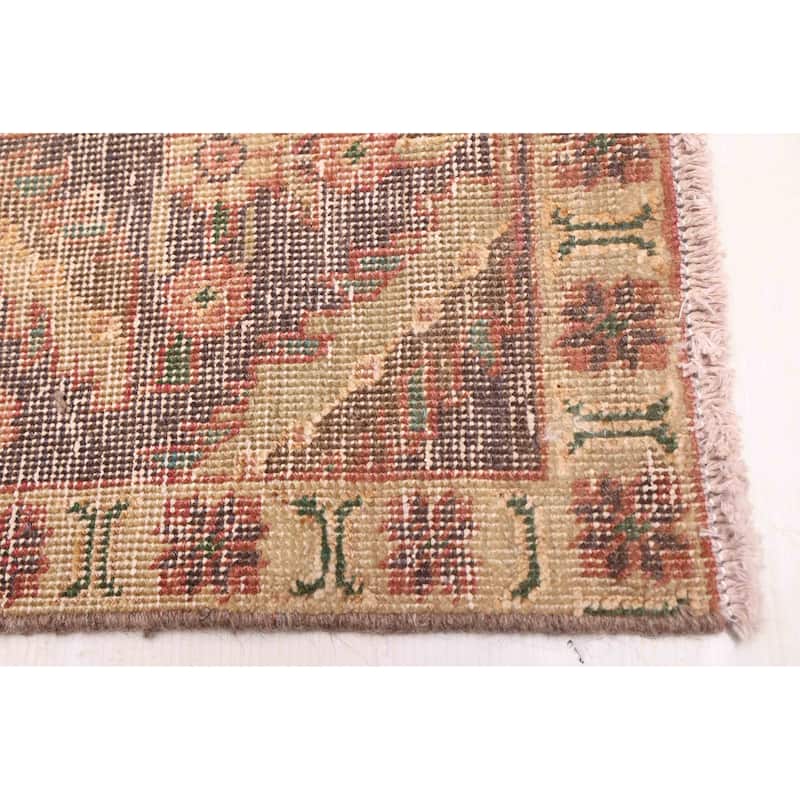 ECARPETGALLERY Hand-knotted Antalya Vintage Dark Copper Wool Rug - 9'2 x 12'8