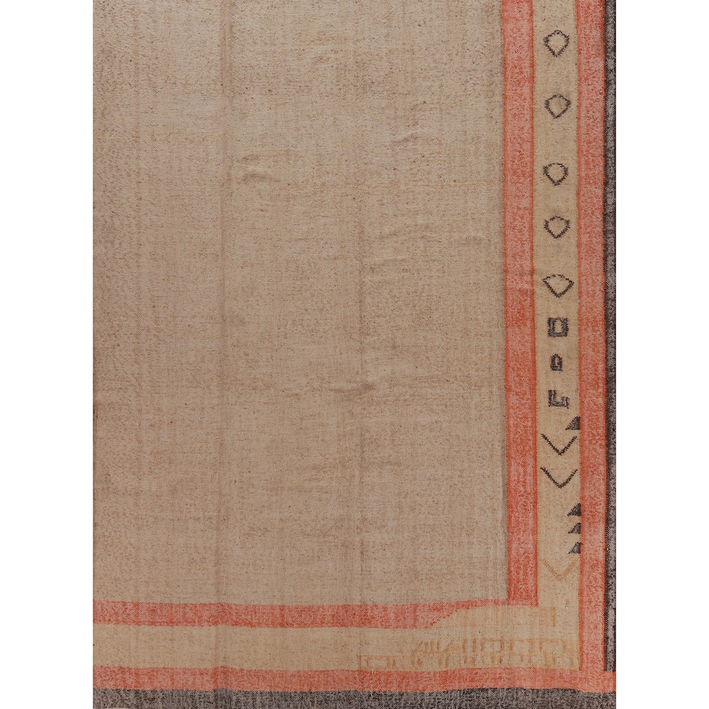 Hand Woven Oriental 100% Jute Carpet Southwestern Modern Brown Kilim Area Rug - 11' 4'' X 9' 9''