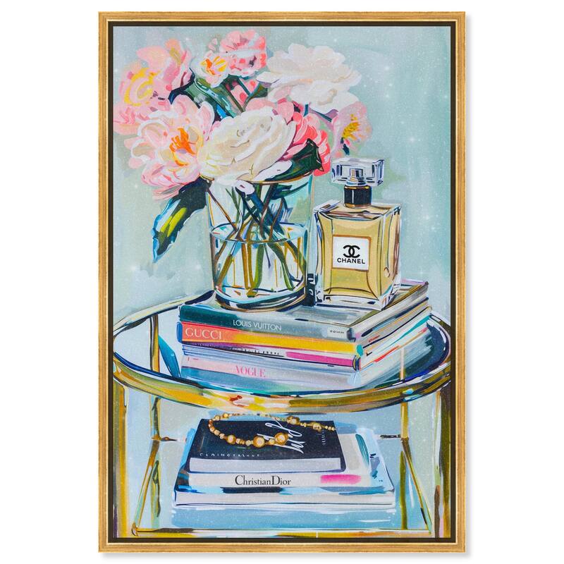 Glass Stand Glam Canvas by Art Remedy - Gold - 36" x 54"