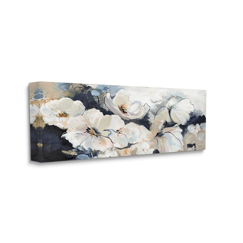 Stupell Delicate Flower Petals Blooming Modern Painting Design Canvas Wall Art, Design by Design Fabrikken