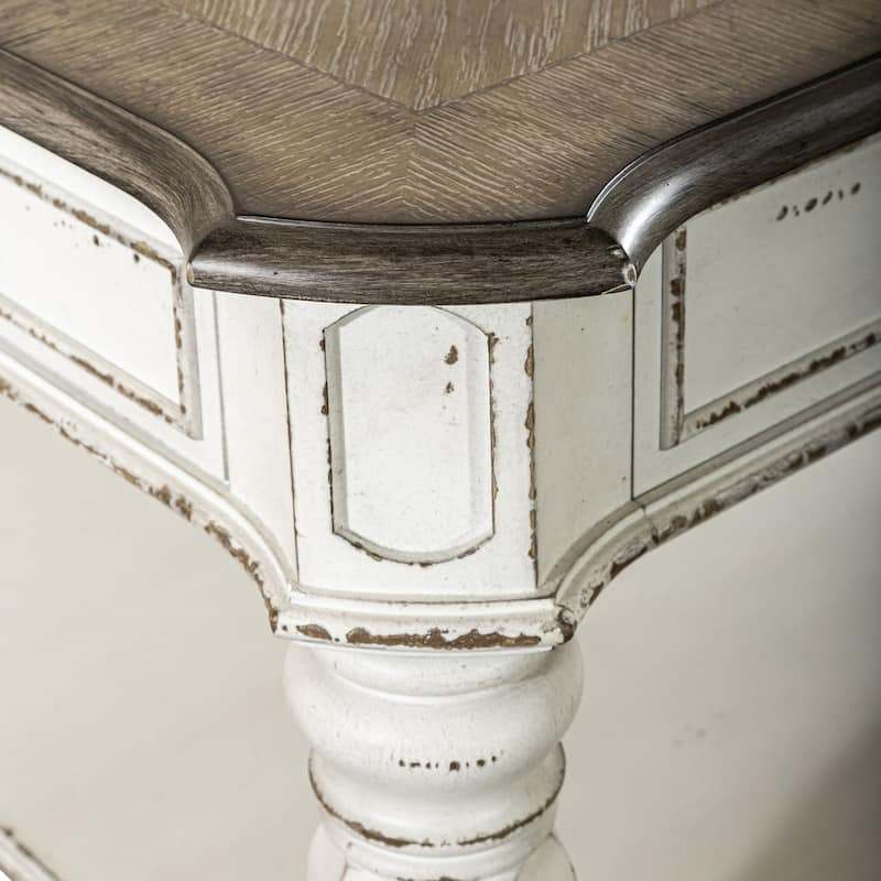Magnolia Manor Antique White Oversized Square Cocktail Table