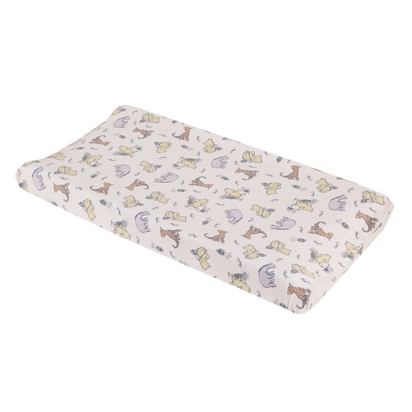 slide 2 of 2, Disney Classic Pooh Naturally Friends Changing Pad Cover