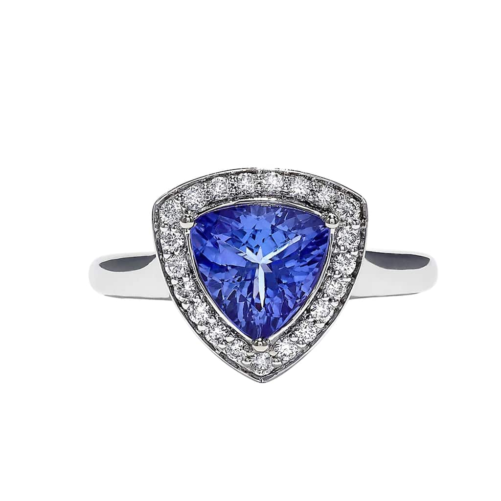 EFFY 14K Gold Diamond Tanzanite Ring