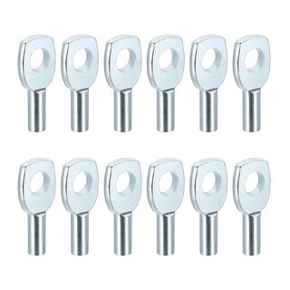 Fast Rope Eyelets 12 Pcs Wire Rope Eyelets, Gym Machine Accessories for 6mm Cable Stopper ...
