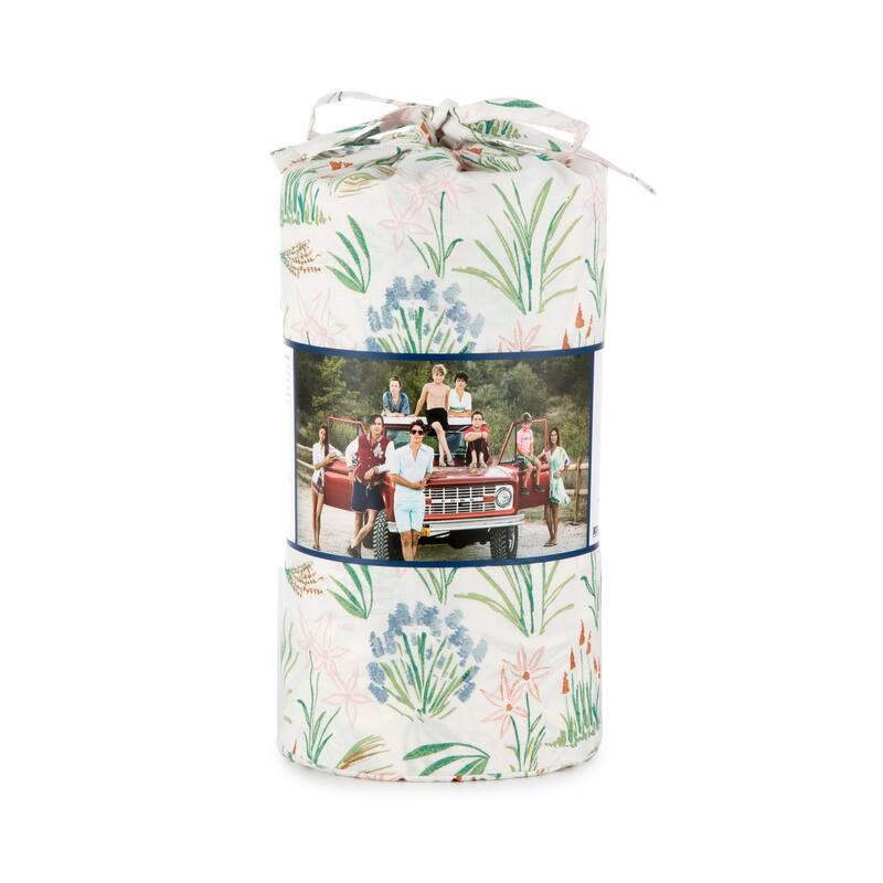Novogratz by Utica Waverly Botanical Waverly White Sheet Set