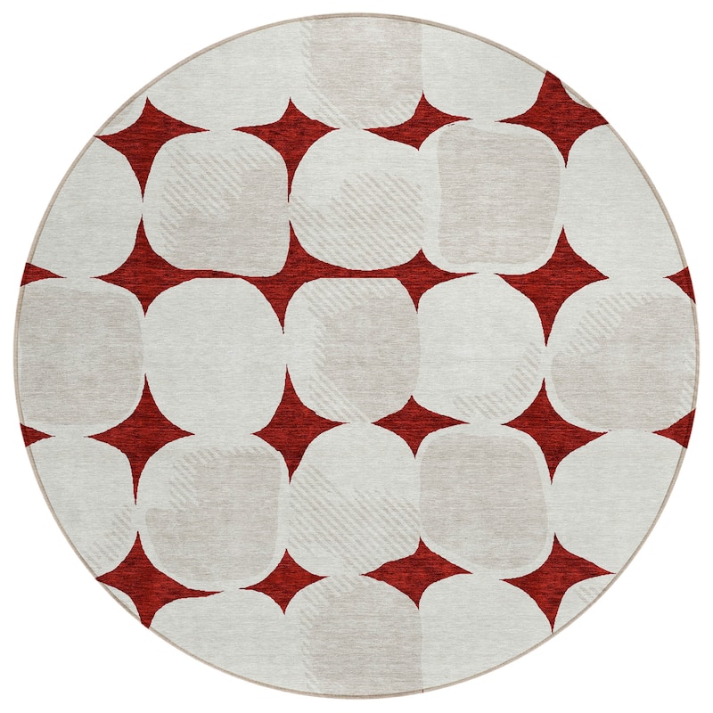 Machine Washable Indoor/ Outdoor Chantille Modern Puffy Rug