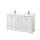 Option White / Giotto Quartz Top / Polished Chrome