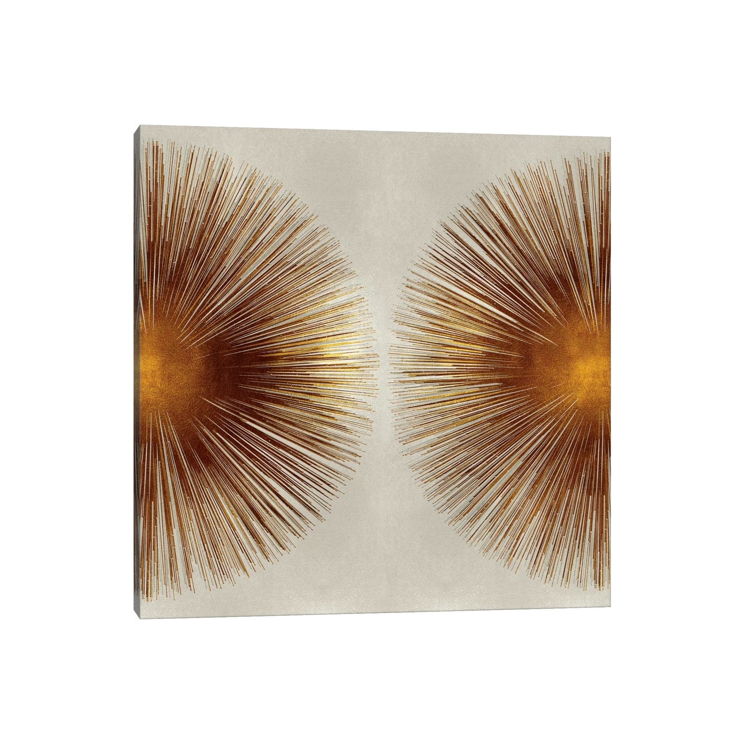 iCanvas "Bronze Sunburst II" by Abby Young Canvas Print