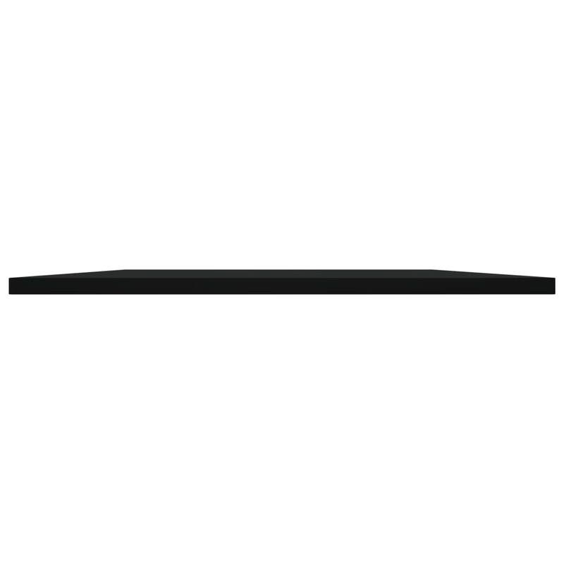 vidaXL Bookshelf Boards 4 pcs Black 31.5"x19.7"x0.6" Chipboard