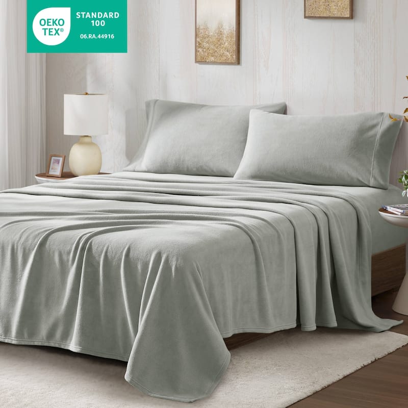 Madison Park Micro Fleece Bed Sheet Set