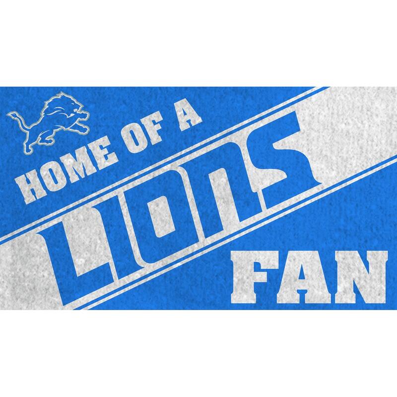 Detroit Lions PVC Door Mat