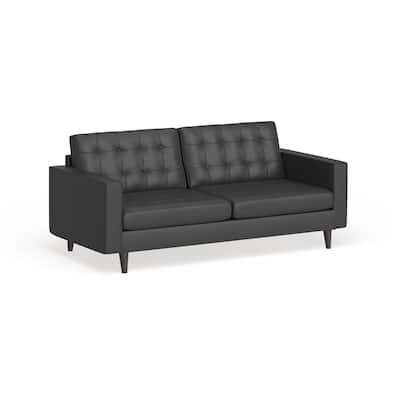 Carson Carrington Eggedal Tufted Bonded Leather Sofa