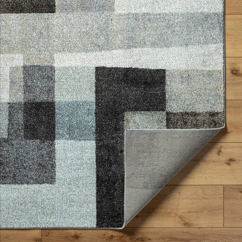 Livabliss Casual Hyde Park Abstract Area Rug