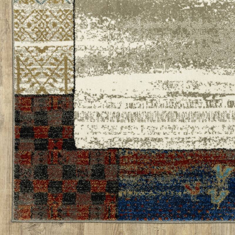 HomeRootsPatchwork Bohemian Runner Area Rug