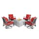 Option 5PC/Grey/Red