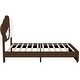 preview thumbnail 14 of 17, Upholstered Platform Bed With Bear Shaped Headboard, Led Light Strips
