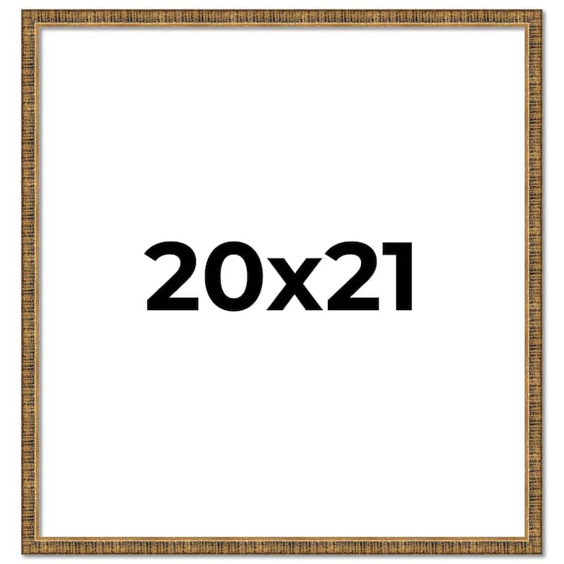 20x21 Frame Gold Solid Wood Picture Frame - Complete Modern Photo