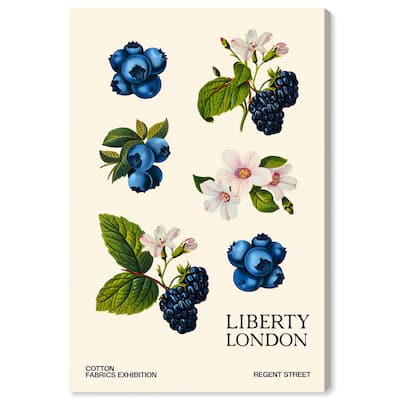 Berries and Blooms I Canvas by Art Remedy, Gallery Wrapped