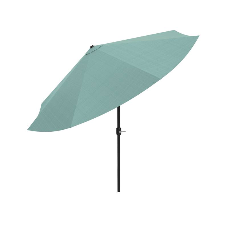 Pure Garden 10 ft Patio Umbrella with Auto Tilt and Hand Crank