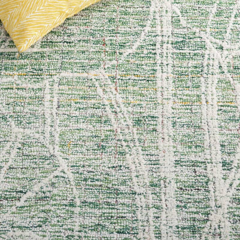 SAFAVIEH Handmade Metro Aldegonda Modern Floral Wool Rug