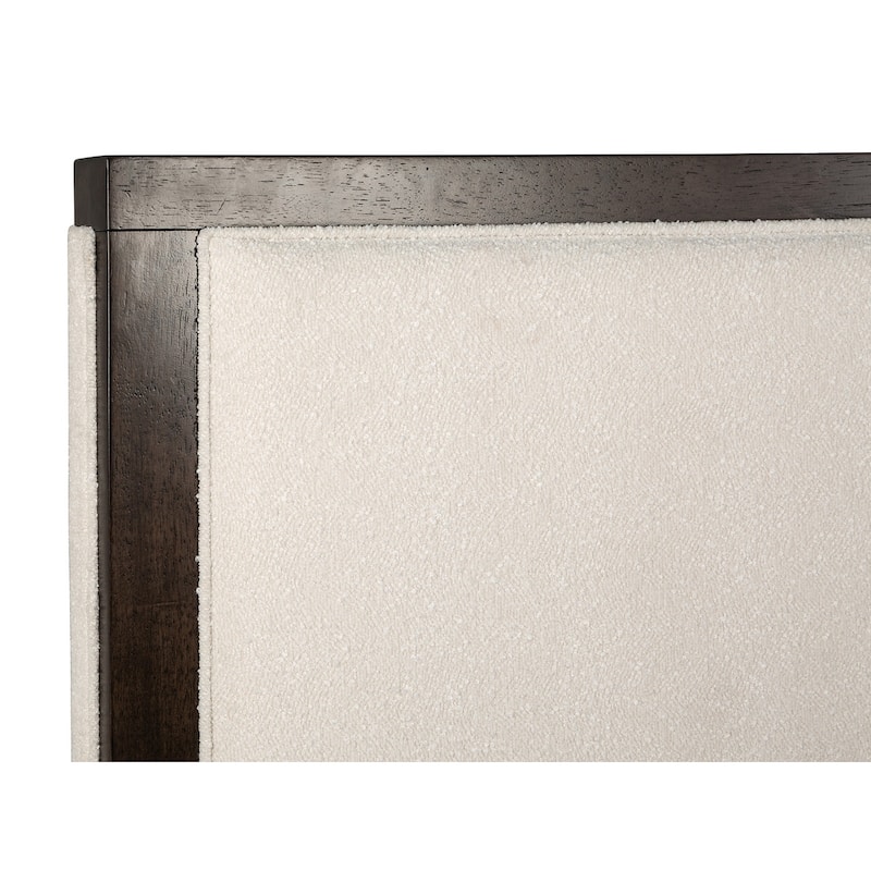 Magnussen Home Rowan Espresso Upholstered Panel Bed