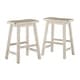 preview thumbnail 32 of 35, Salvador II Counter Backless Stools (Set of 2) by iNSPIRE Q Classic Antique White