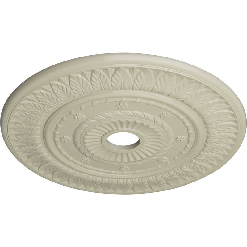 26 3/4"OD x 3 5/8"ID x 1 1/8"P Leaf Ceiling Medallion