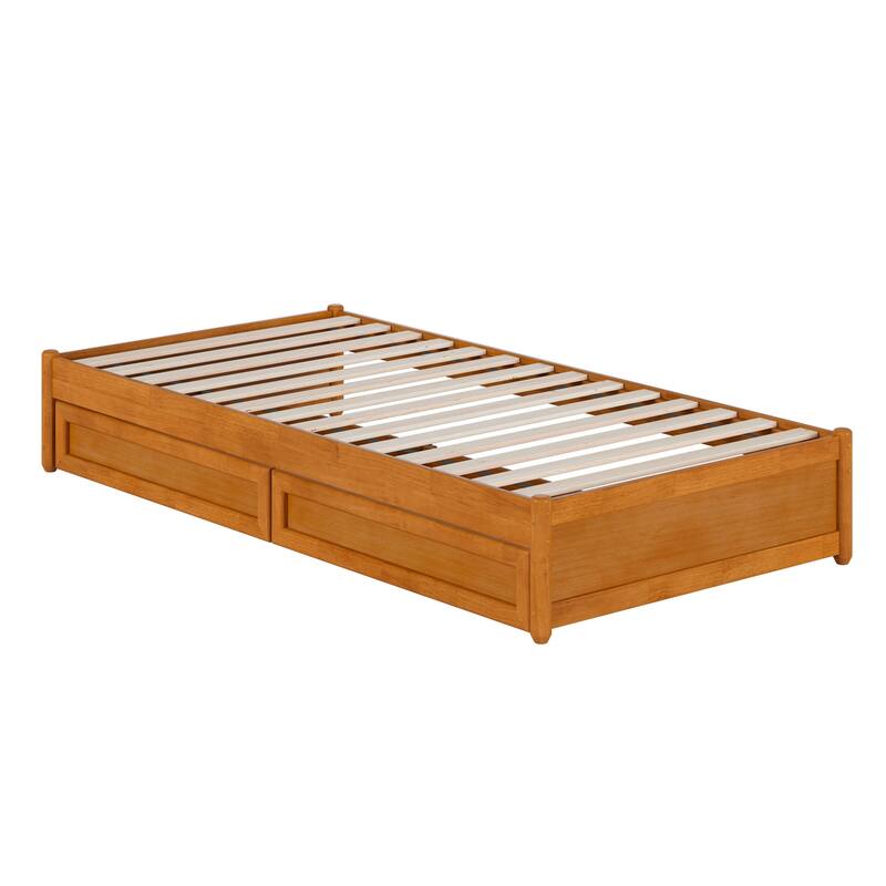 Barcelona Panel Platform Bed with Storage Drawers