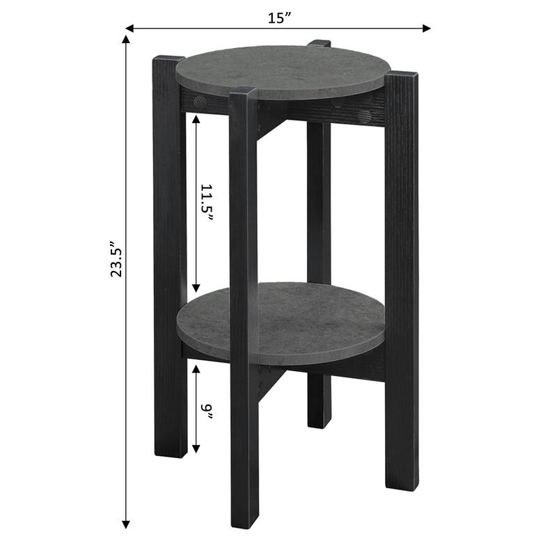 Convenience Concepts Newport Medium 2 Tier Plant Stand