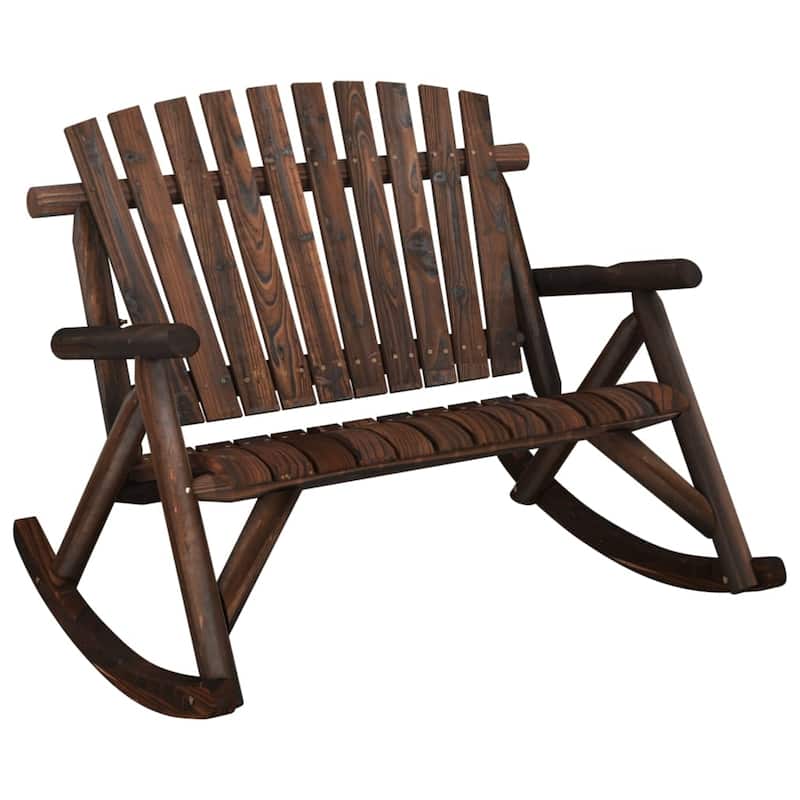 vidaXL Patio Chair 26.8"x33.9"x40.6" Solid Wood Spruce