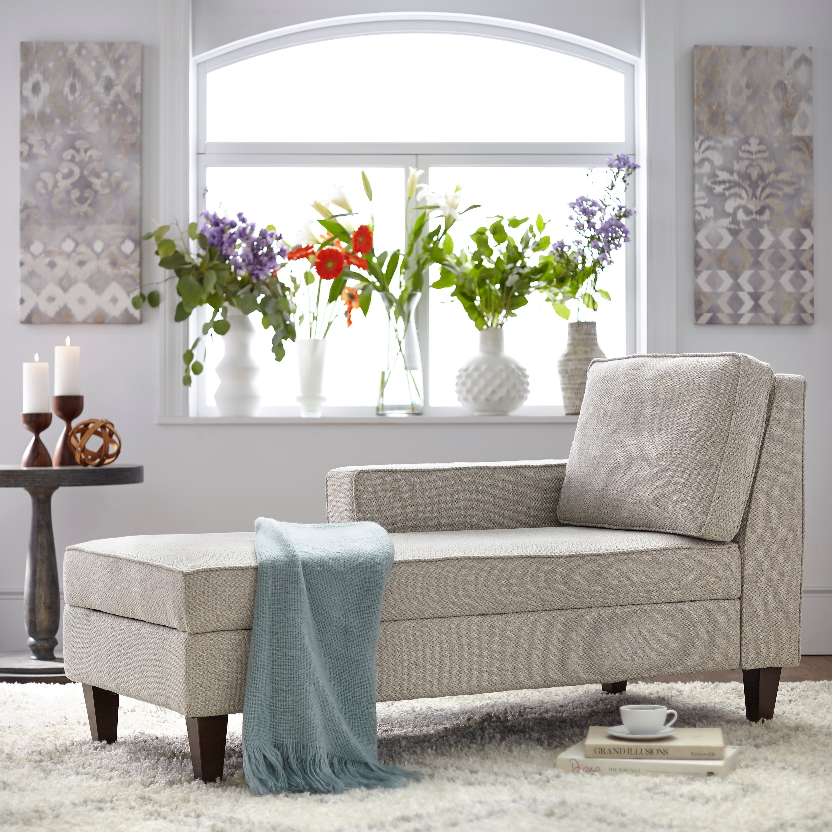 Simple Living Ginger Storage Chaise