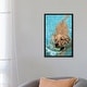 preview thumbnail 9 of 7, iCanvas "Golden Retriever Fetching" by Vicki Newton Framed