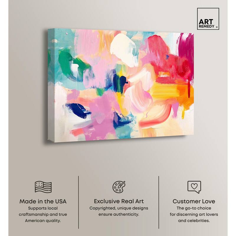 Pigment Play I Canvas by Art Remedy, Gallery Wrapped